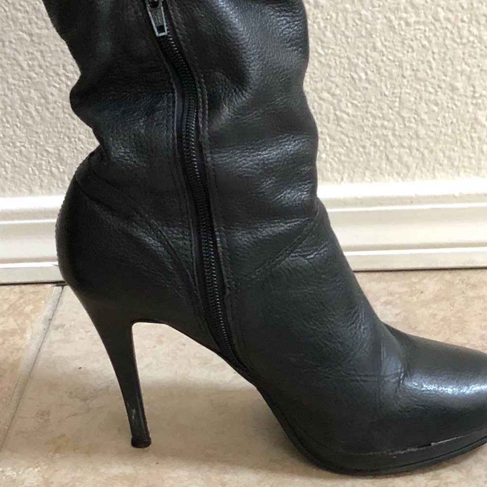 Cathie Jean Stiletto Knee High Boots - Picture 2 of 8